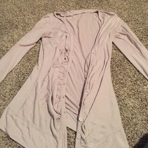 Forever 21 Long sleeve light pink cardigan