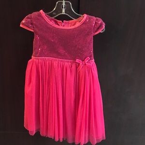 New Dorissa Pink Sequin Girl Dress