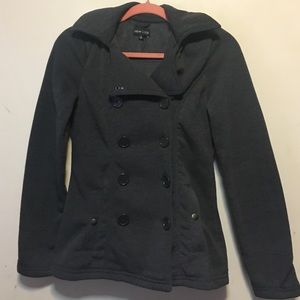 Gray Sweater Coat