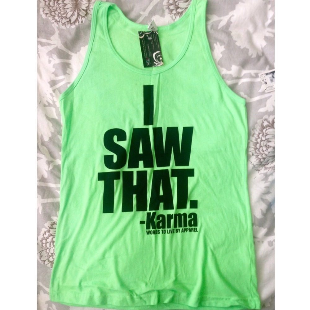 I SAW THAT - ️️karma tanktop