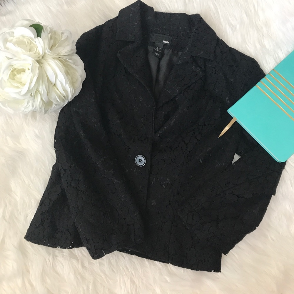 H&M black blazer