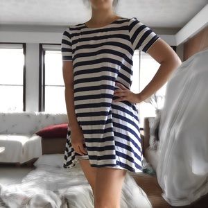 Fighting Eel - Dress Stella - Navy Stripe