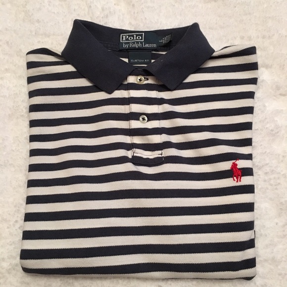 Men's Custom Fit Polo Shirt, Size Large