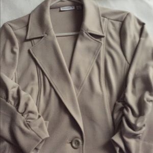 Beige Ponte Knit Jacket! Brand New💙