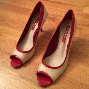 Bandolino Open Toe Pumps- High Heel size 8