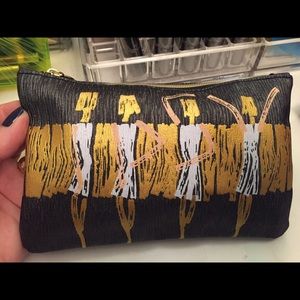 Makeup bag and samples inside