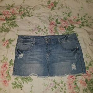 Denim skirt