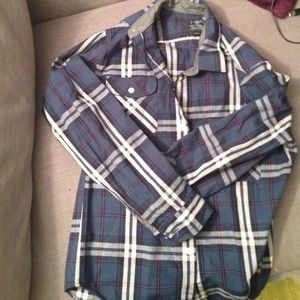 Blue J Crew Heavyweight Flannel- S