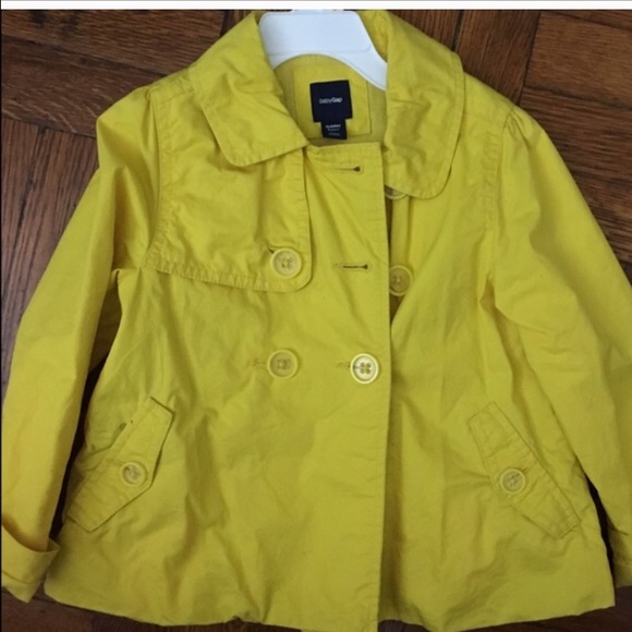 Yellow rain coat