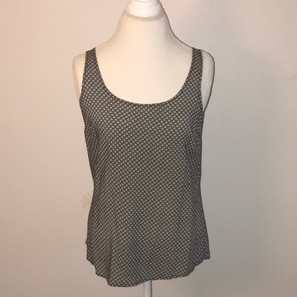 Black and White Patterned Tank Top