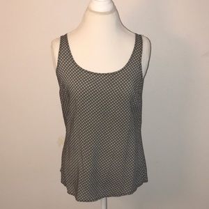 Black and White Patterned Tank Top