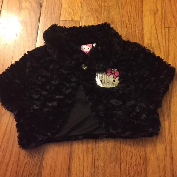 Black Fur Vest (Faux)