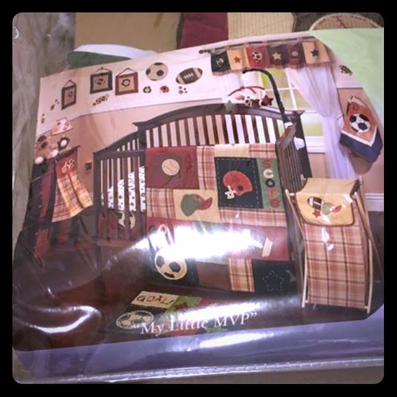 Boy crib bedding set