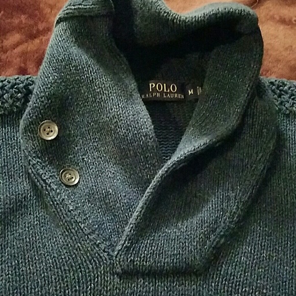 Polo Shawl Collar Indigo -M
