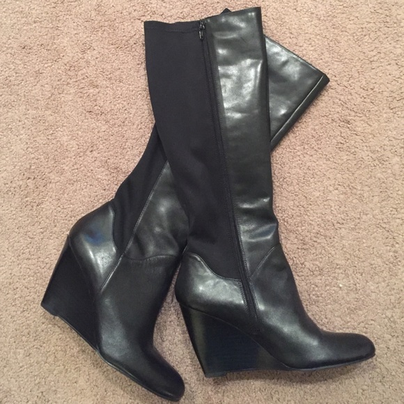 Nine West wedge boots