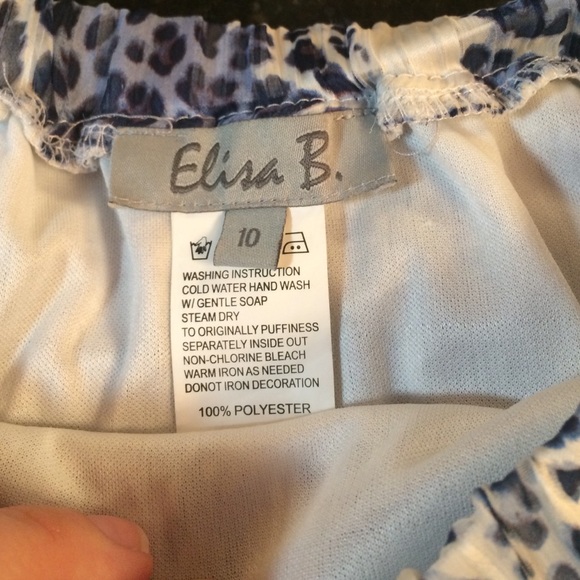 Girls ruffled feather skirt, - Picture 2 of 4