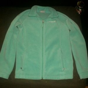 Womans small/Girls teal L (14/16) columbia jacket