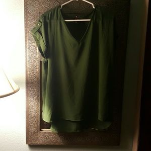 Green blouse