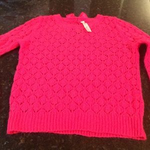 Girls sweater with bow in the back
