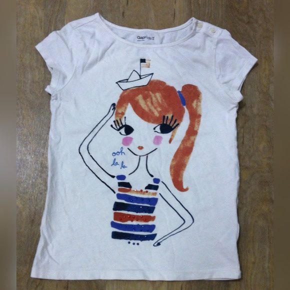 🆕 Gap Kids "Ooh La La" Tee Shirt