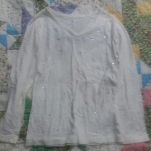 Girls size 5/6 long sleeve with gems