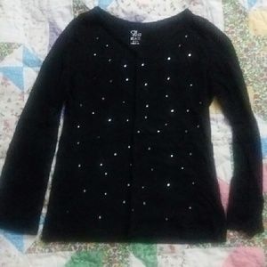 Girls size 5/6 long sleeve with gems
