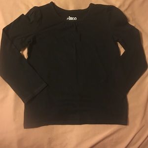 Plain Black Long Sleeve Tee