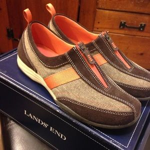 🍂Lands' End Zip Perfect Fall Shoe🍁