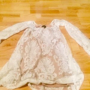 For Love and Lemons Off The Shoulder White Dress