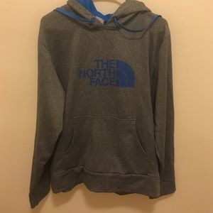 Grey North face hoodie