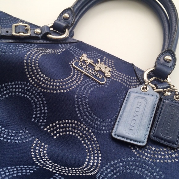 Coach Madison Dotted Op Art Sophia Satchel