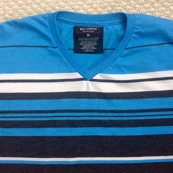 Men's V-neck short sleeve tee shirt - M - Picture 2 of 3