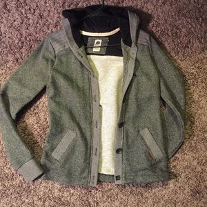 Roxy button up hoodie