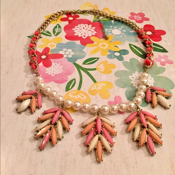 Pink and Pearls Necklace