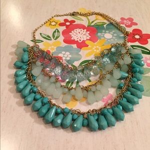Turquoise Beaded Layer Necklace
