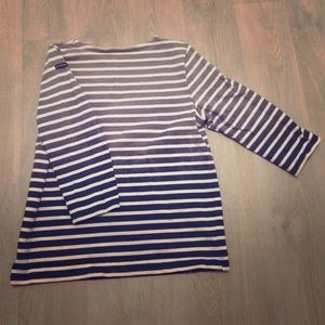 Le minor and Madewell dip-dyed three quarter tee