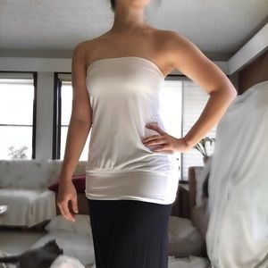 ❌SOLD❌ Fighting Eel - Tube Top - Cream