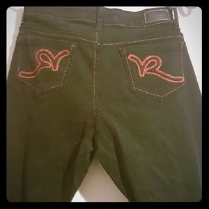 Roca wear skinny black jeans