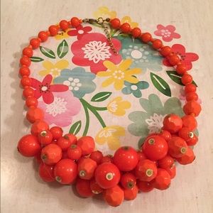 Orange Costume Necklace