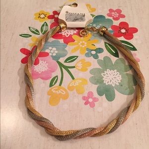 Gold Silver Rose Gold Rope Necklace