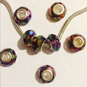 European Charm (1) Multicolored Crystals