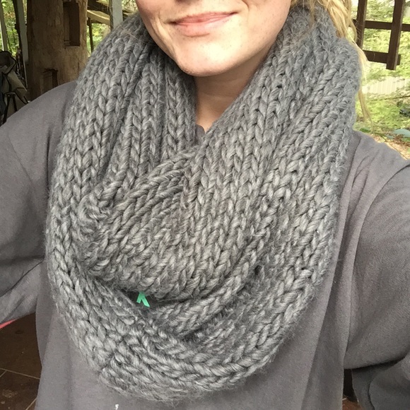 Infinity scarf.