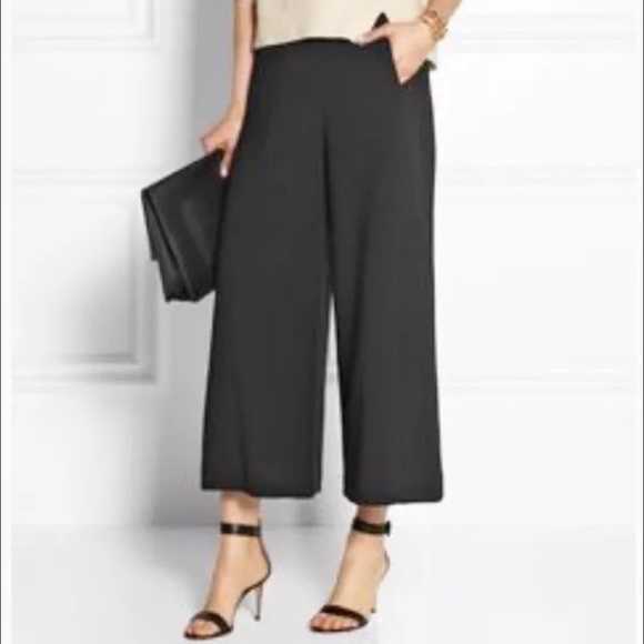 Giorgio Armani Wool Gray High Waist Pants M-L 44 - Picture 1 of 4