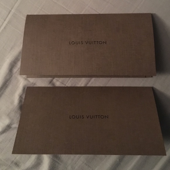 2 Authentic Louis Vuitton Receipt Holders!