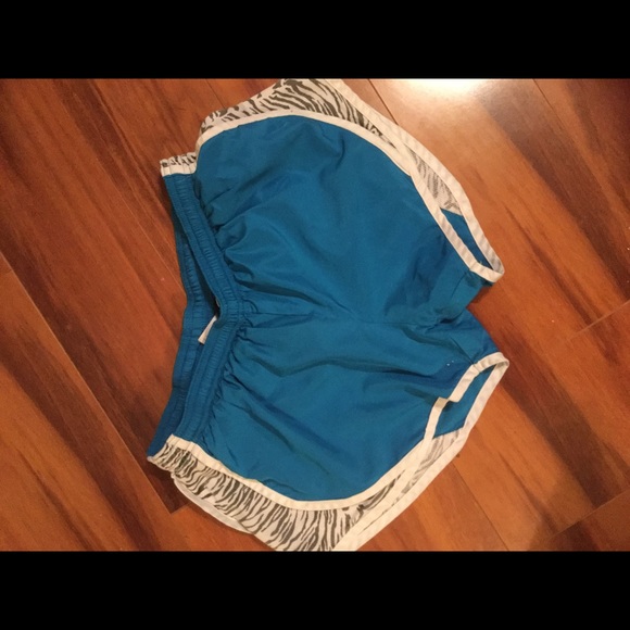 Blue zebra shorts