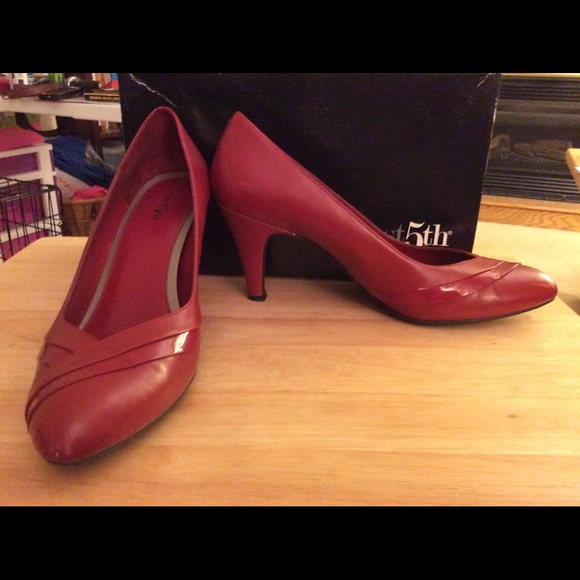 East 5th Red Pumps