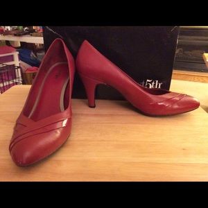 East 5th Red Pumps