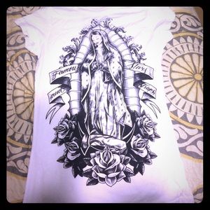 Small famous stars and straps shirt