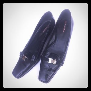 Prada Patent Leather Shoes with low heel