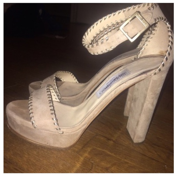 Jimmy Choo Whipstitched Suede - Picture 2 of 4